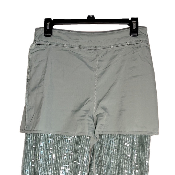 TEAL SEQUIN PANTS ✨✨✨ - Picture 7 of 9